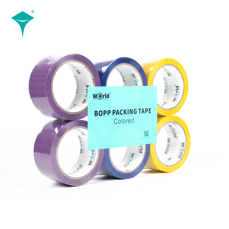 Color Tape Red/Yellow/Blue/Green/Pink/White/Tan/Brown Factory Carton  Sealing Color BOPP Sealing Waterproof Packing Tape Wholesale Sealing Tape  Wholesales - China Color Tape, Packing Tape